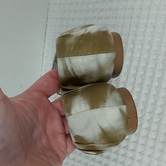 Korks by Kork-Ease The Palmer Slip On Ballet Flats Size 7 Olive/White Tie-Dye - Picture 5 of 15